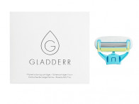 4 Körper Rasierklingen Türkis/Grün